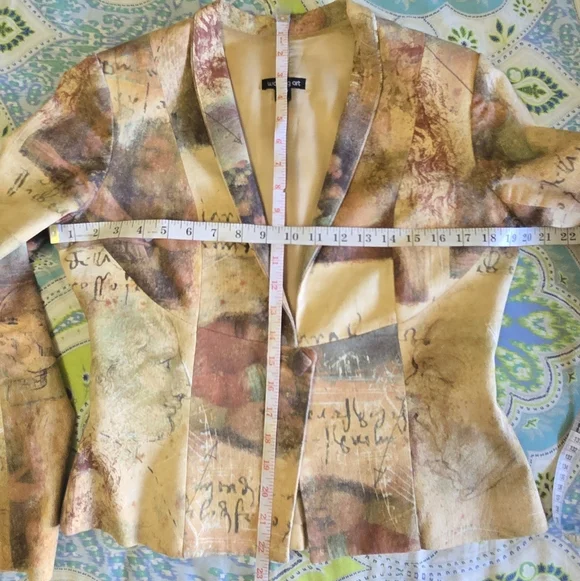 Vintage Walking Art Australia Abstract Blazer Jacket Medium - Picture 8 of 11